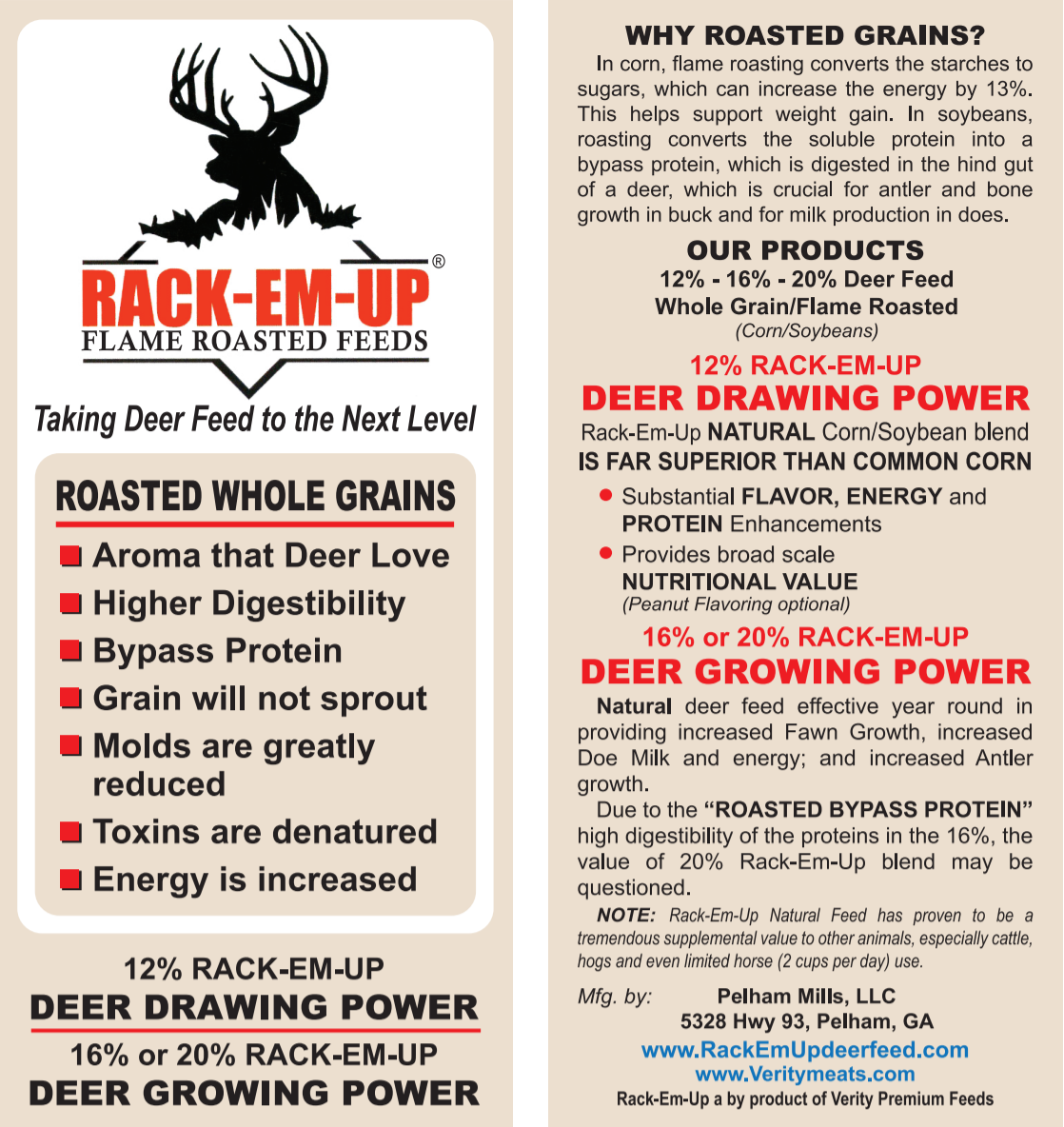 Rack Em Up Deer Feed Quality Deer Feeds